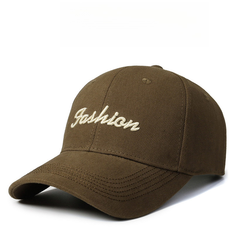 Sweet Ocean 6-Panel Oxford Cotton Baseball Cap 3D Embroidery Adjustable Unisex Outdoor Sports Cap for All Seasons