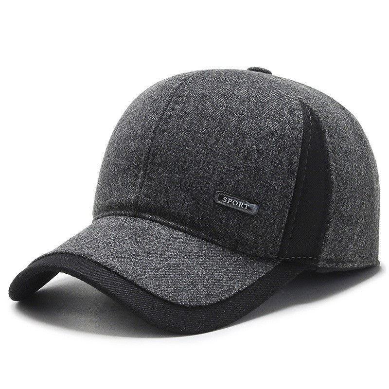 Classic Brown Sport Baseball Cap for Men - Comfortable Daily Wear Adjustable Hat