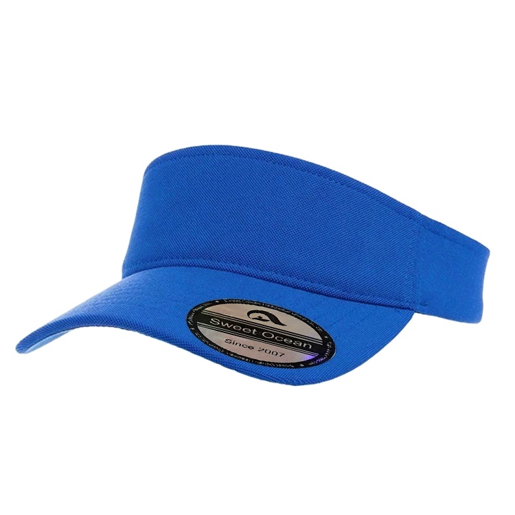 Cheap Custom Logo Unisex Sports Visor Sun Cap-100% Cotton Adjustable for Outdoor Daily Fishing Use