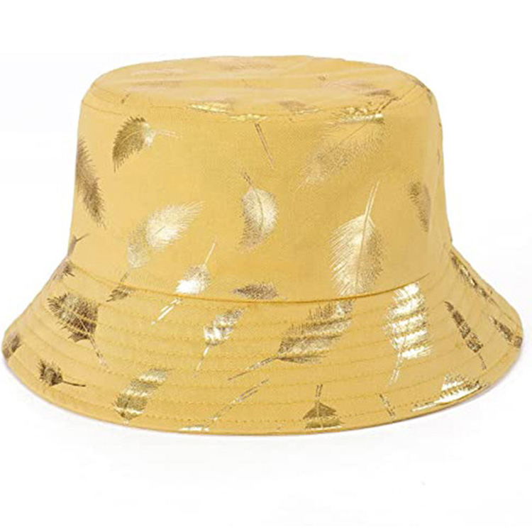 Wholesale Fashion Custom Logo Bucket Hat Wide Brim Fisherman Sunshade for Daily Use and Hiking Cartoon Patterned