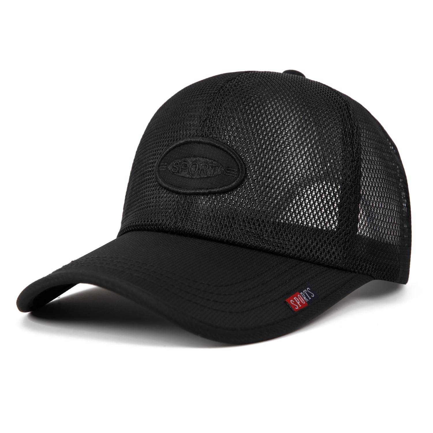 Spring and Summer Embroidered Truck Driver's Cap Men's and Women's Sun protection Net Eye Mesh Lightweight Baseball Cap