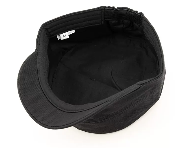 Short-brimmed Hat Man 2026 New Large Size Sealed Top Flat Cap