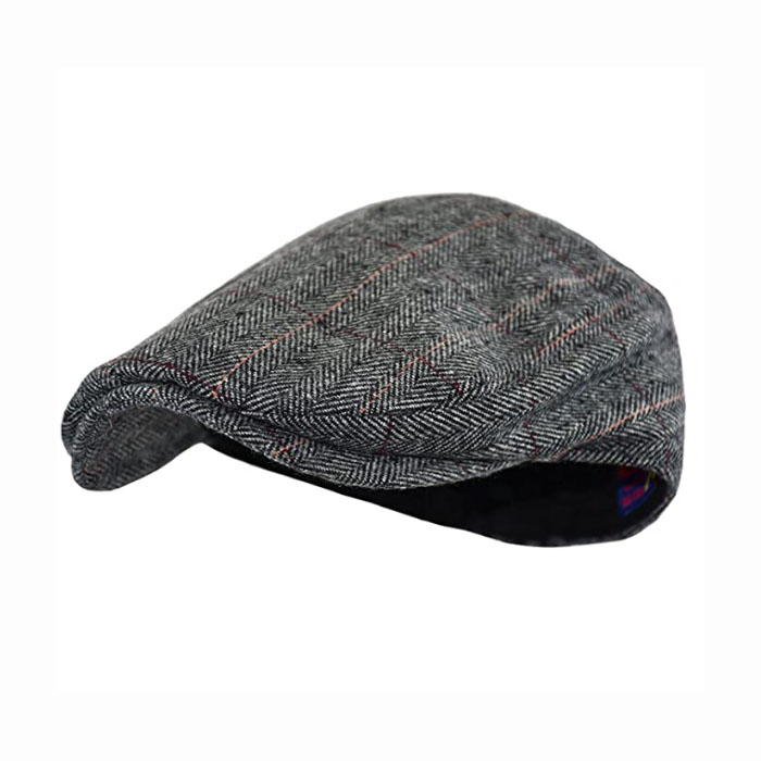 Newest Custom High Quality Classic Wool Vintage Unisex Newsboy Ivy Headwear Casual Adjustable Wholesale