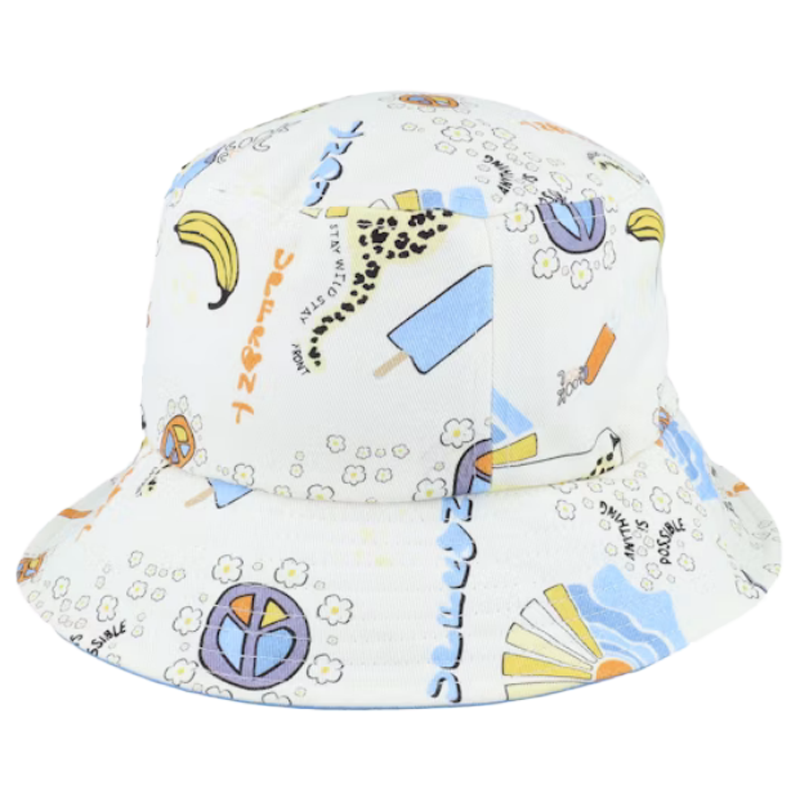 Wholesale High Quality Bucket Hat Sports Sun Hat for Ladies Kids Custom Cartoon Pattern Casual Scene