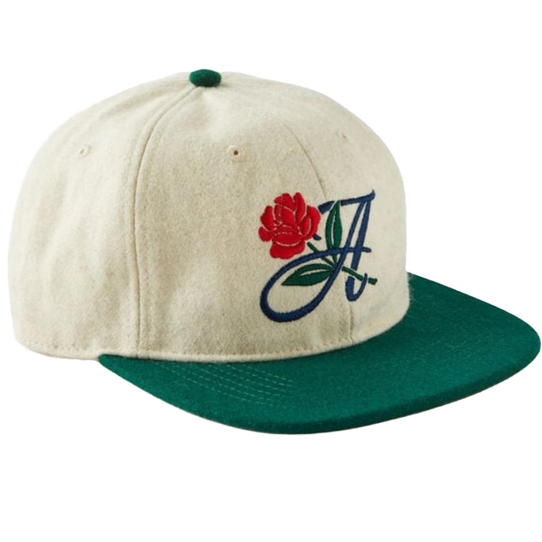 High Quality Wool Blend 6 Panel Two Tone Snapback Caps With Custom Tag Custom Unstructured Soft Hat With Embroidery Logo