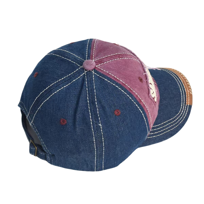 High Quality Vintage Curved Baseball Cap Custom Embroidered Logo Stylish Cotton Cap with Fashionable Image One Size Fits All