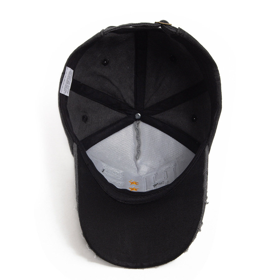 Washed Cotton Distressed Embroidery Vintage Baseball Cap Multi-color Brushed Baseball Cap Wholesale