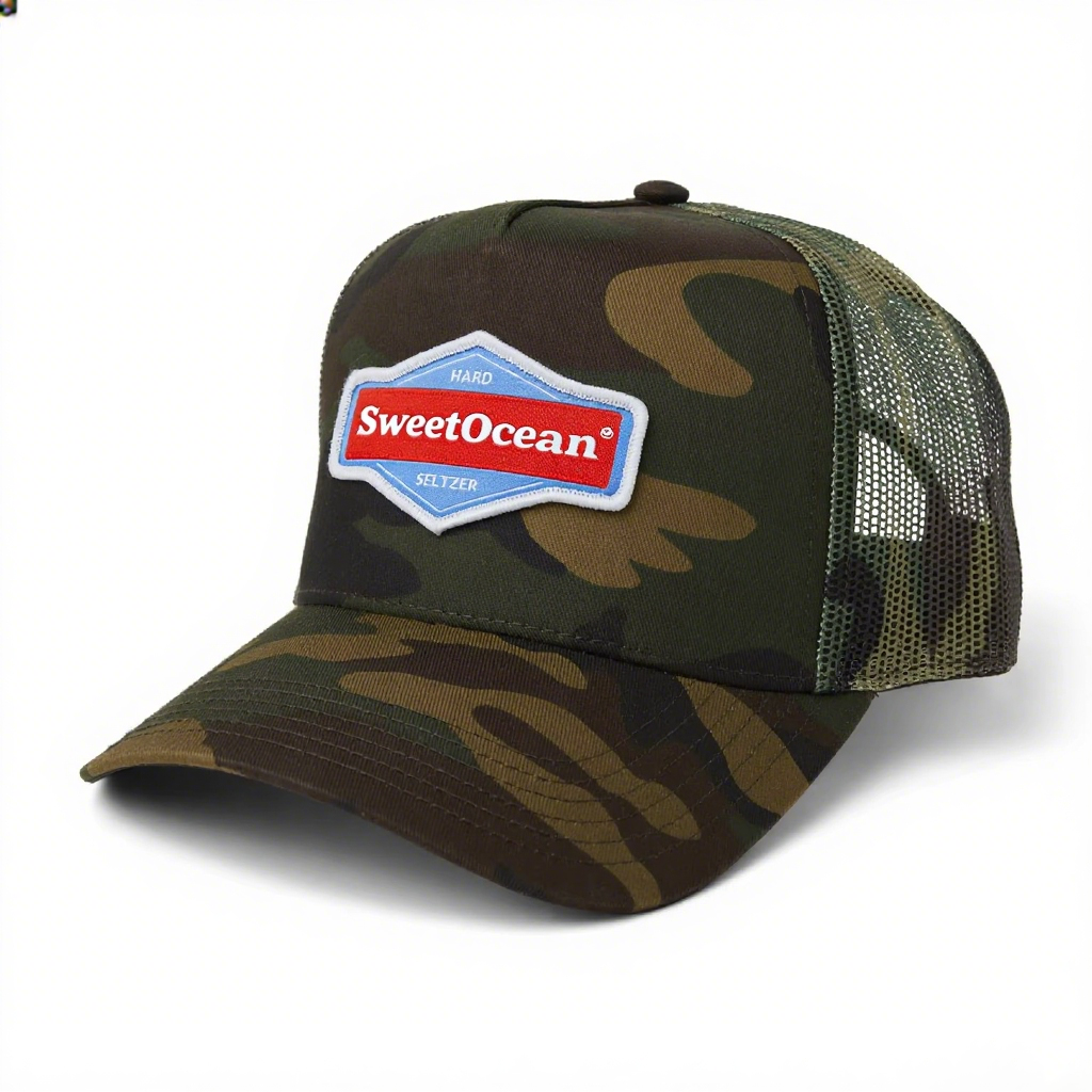 High Quality Custom 5 Panel Mesh Snap Back Hat Fashionable Hip-Hop Trucker Cap for Casual Outdoors & Travel