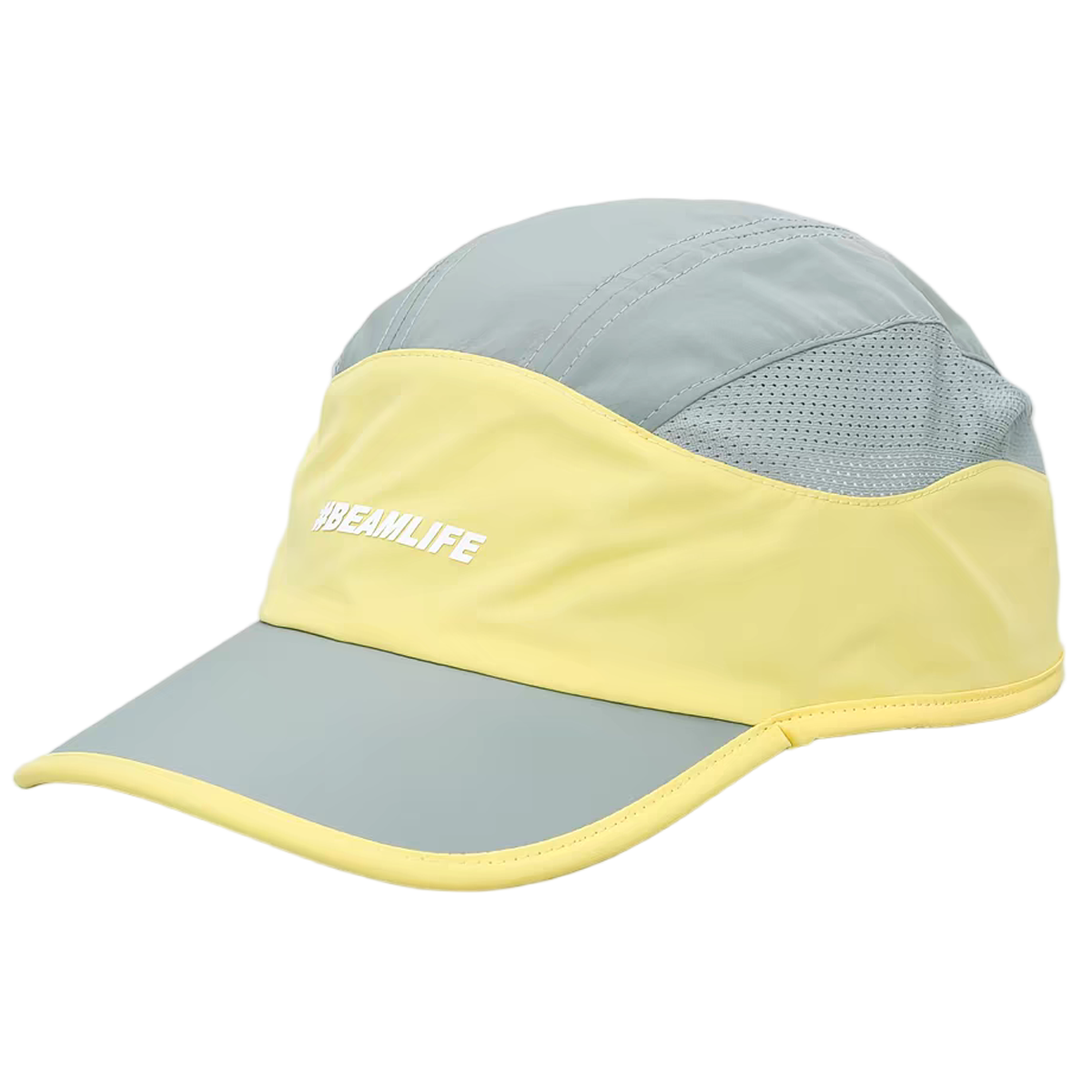 Vintage Dobby Color Block Quick Dry Breathable Mesh Lightweight 100% Polyester Sports Cap Unisex Outdoor Running Dad Hat