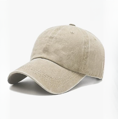 Vintage Washed Distressed Cotton Twill Baseball Cap Sporty Unstructured Low Profile Dad Hat Common Fabric for Casual Streetwear
