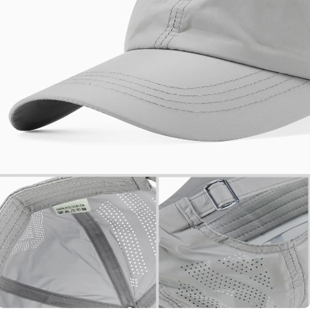 Custom Unisex UPF 50 Water Resistant Breathable 6 Panel Unstructured Golfs Sports Baseball Cap Hat With Curved Bill