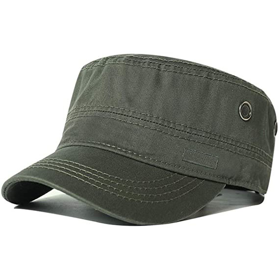 Wholesale Custom High Quality Fashion Curved Brim Flat Top Hat Sports Running Trucker Cap Velour Canvas Outdoor Unisex