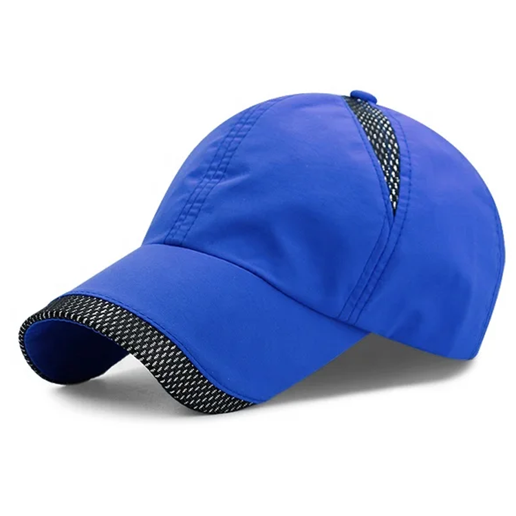 Custom Polyester Breathable Sports Running Hat Dry Fit Cap with Puff Printed Logo Adjustable Four Seasons Use
