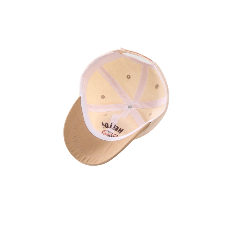 High Quality Two Tone Designer Unstructured Embroidered Kids Baseball Cap