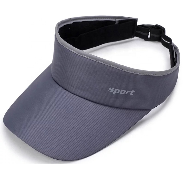 Custom Fashion Style Adjustable Polyester Sport Sun Visor Hat
