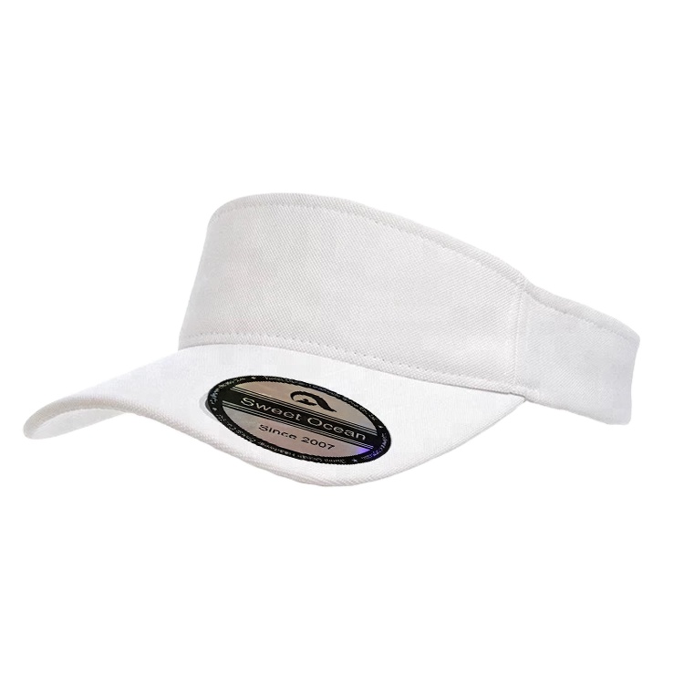 Cheap Custom Logo Unisex Sports Visor Sun Cap-100% Cotton Adjustable for Outdoor Daily Fishing Use