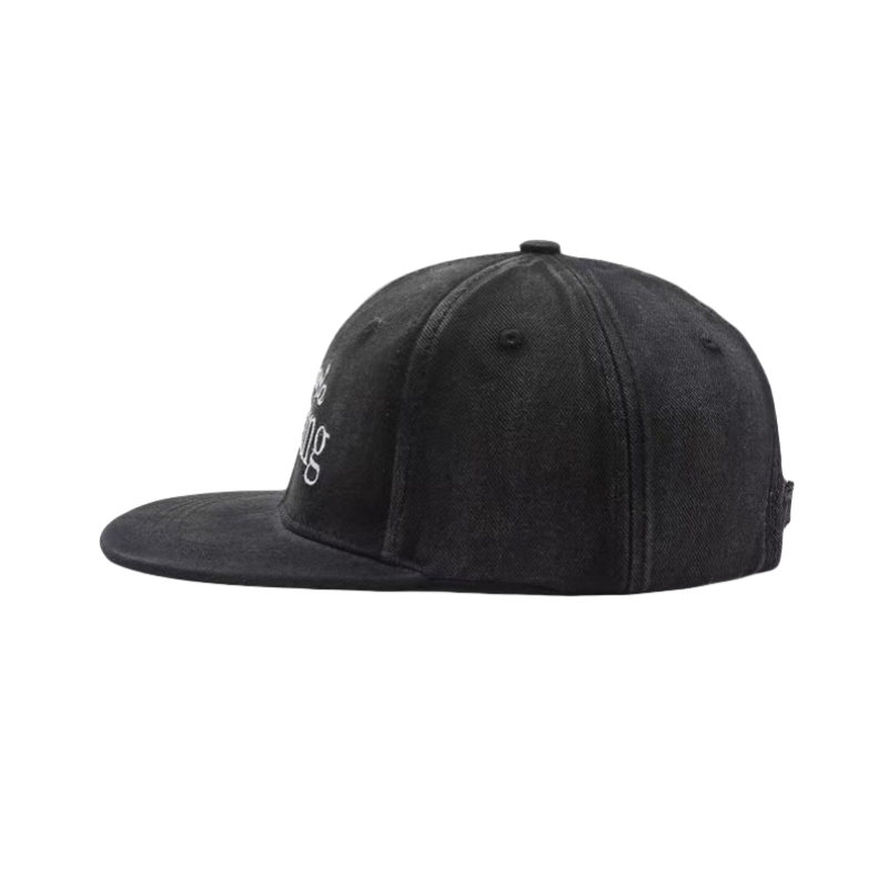 Unisex Flat Brim High Quality Snapback Cap Custom Logo Embroidery Vintage Hip Hop Style Casual Outdoor Use Fashionable