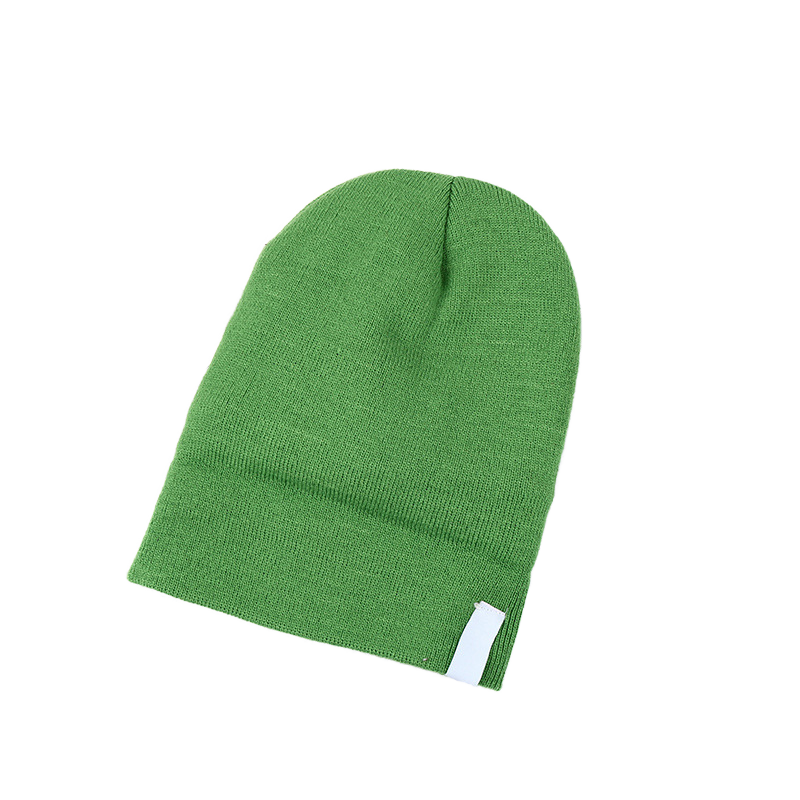 Custom Knit Cuffed Acrylic Slouchy Beanie Streetwear Style Hat for Daily Outdoor Travel and Beach Wear