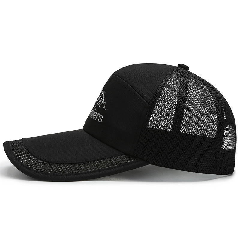 New Best-selling Sun Protection Summer Hat Outdoor Casual Trucker Mesh Caps Mesh Fabric Adjustable