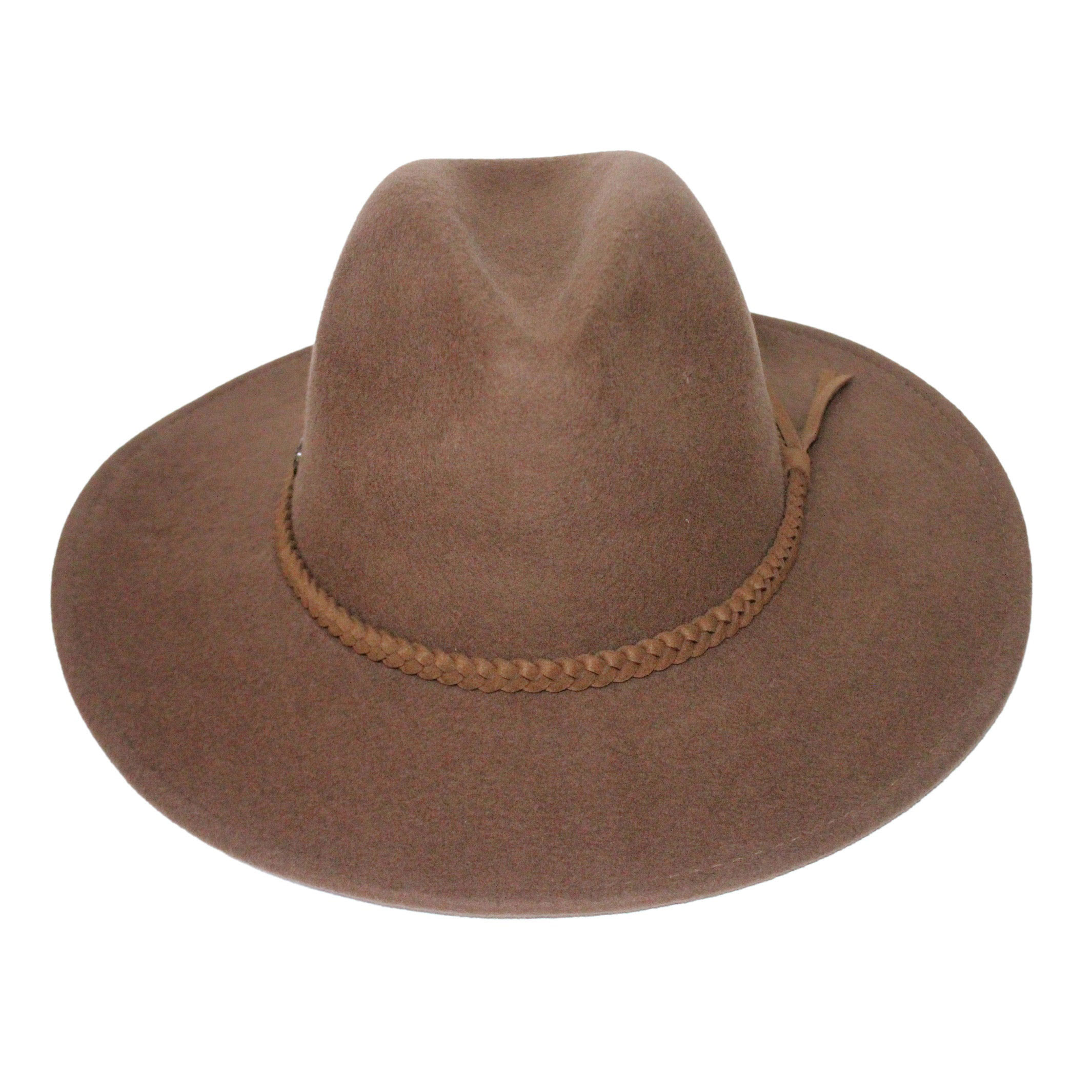 Wholesale New Arrival 2025 Fashion Wool Blend Hats Wide Brim Dress Hats for Women and Men Heart Drop Top Caps