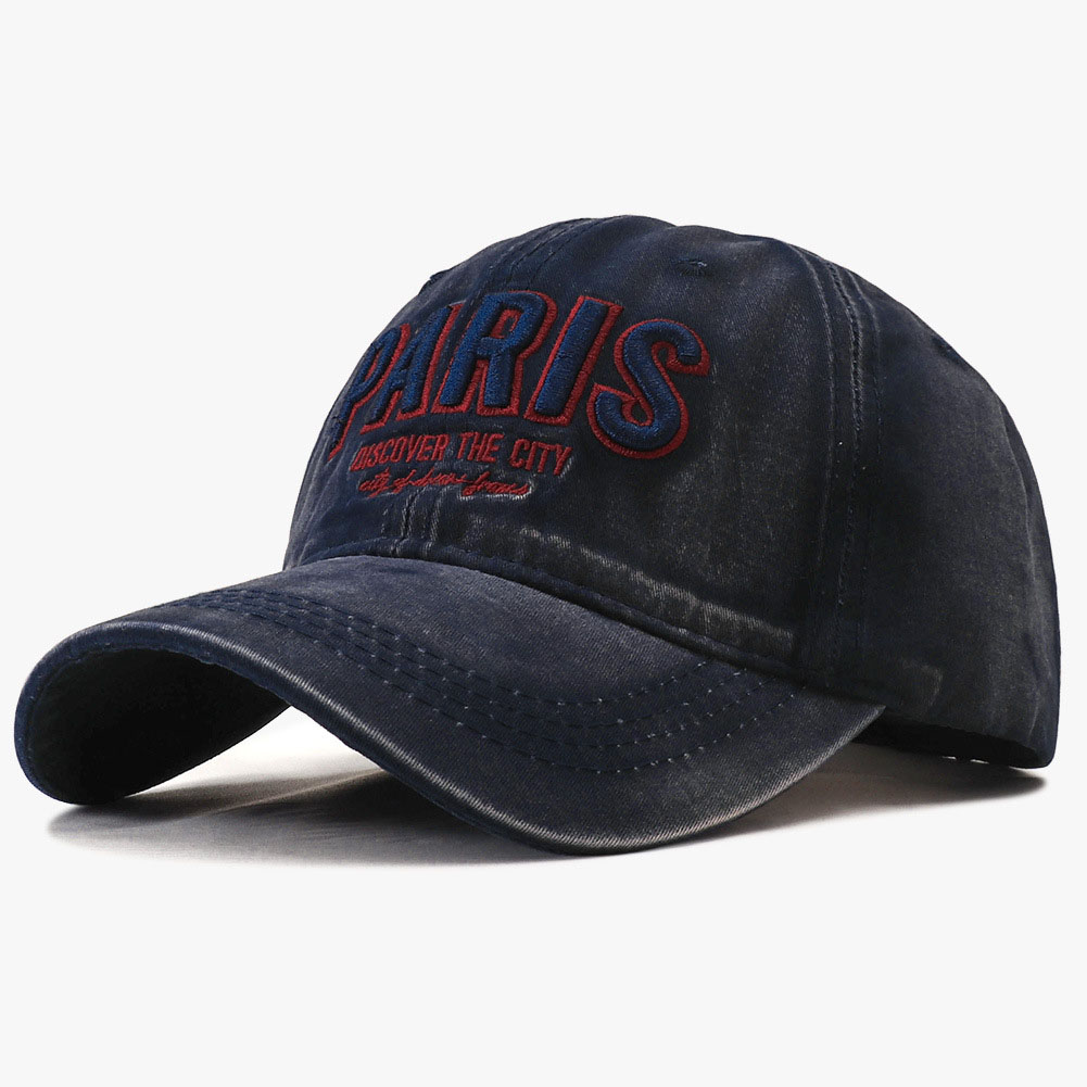 Newly Designed Embroidered Water-washed Baseball Cap for Outdoor Sports and Sun protection