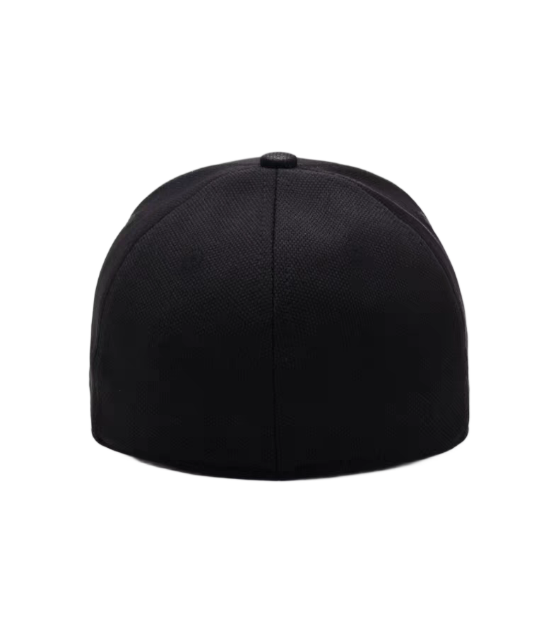 Flat Embroidered Sporty Twill Baseball Cap Unisex Structured Fit Casual Street Style Sun Hat