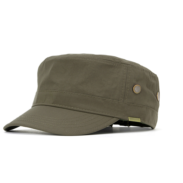 Cotton Flat Cap Hat Stick Cloth Five-pointed Star Style of Casual Duck Cap Cotton Flat Brim Cap for Men