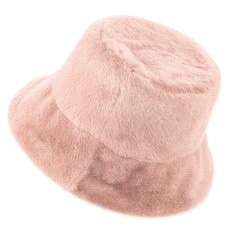 Fisherman Hat Fashionable Plush Bucket Hat for Autumn and Winter Providing Warmth and Insulation Customizable Embroidered Logos