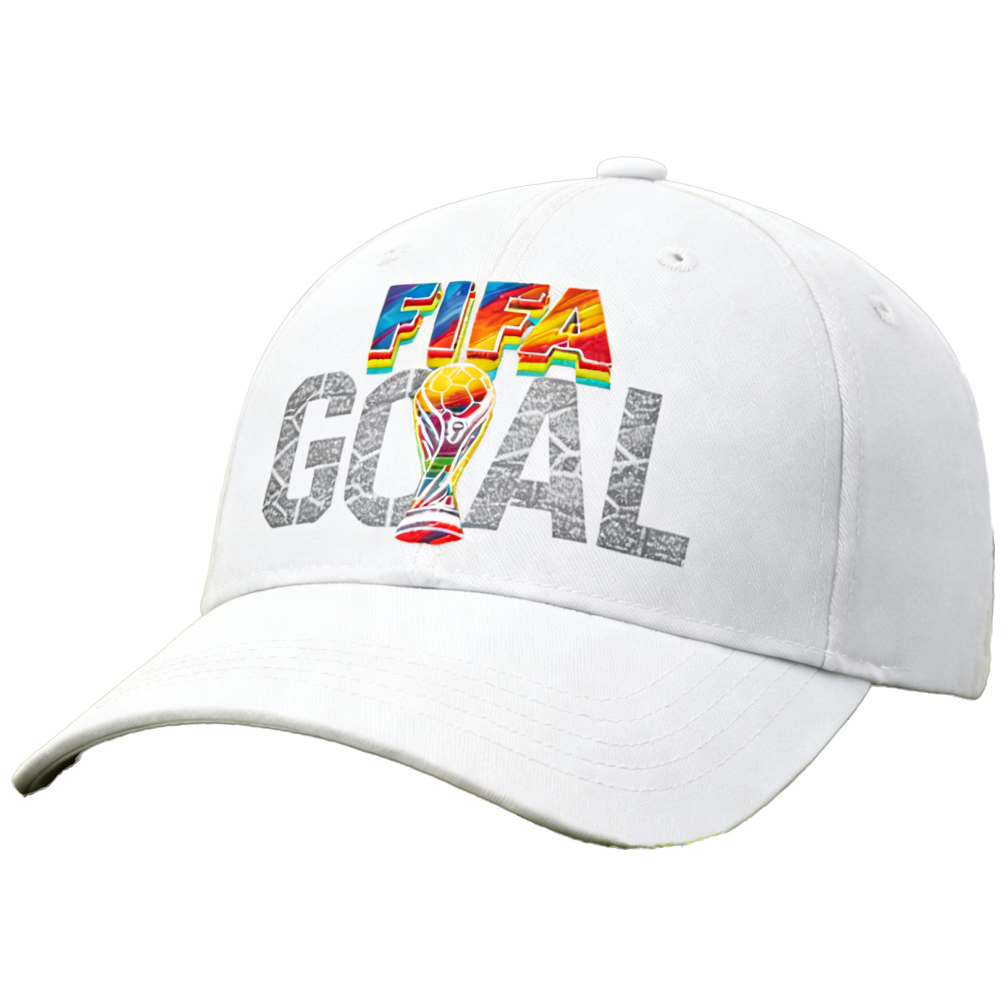 2026 FIFA World Cup Embroidered Gray Cotton Denim Adjustable Baseball Cap