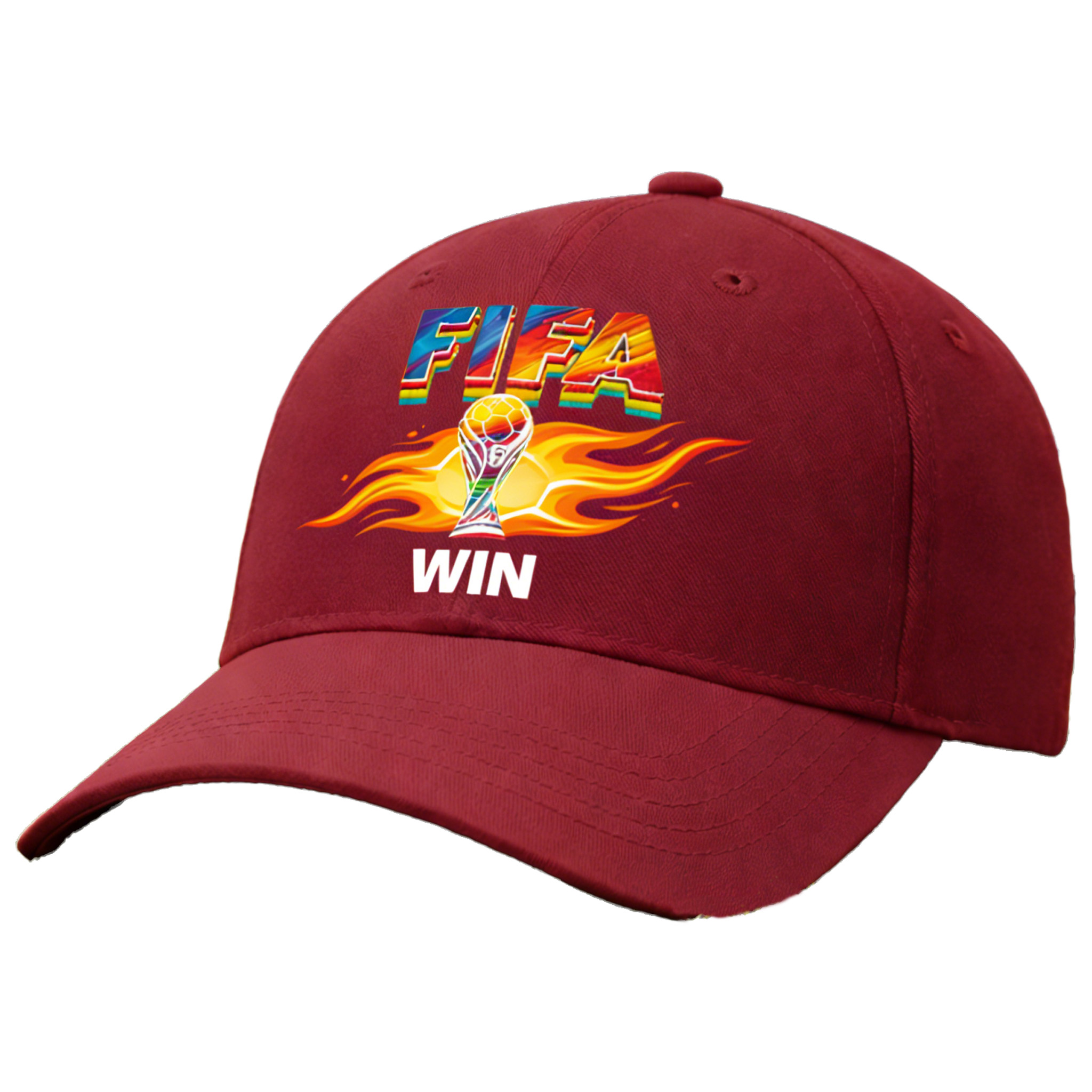 2026 FIFA World Cup Embroidered Gray Cotton Denim Adjustable Baseball Cap