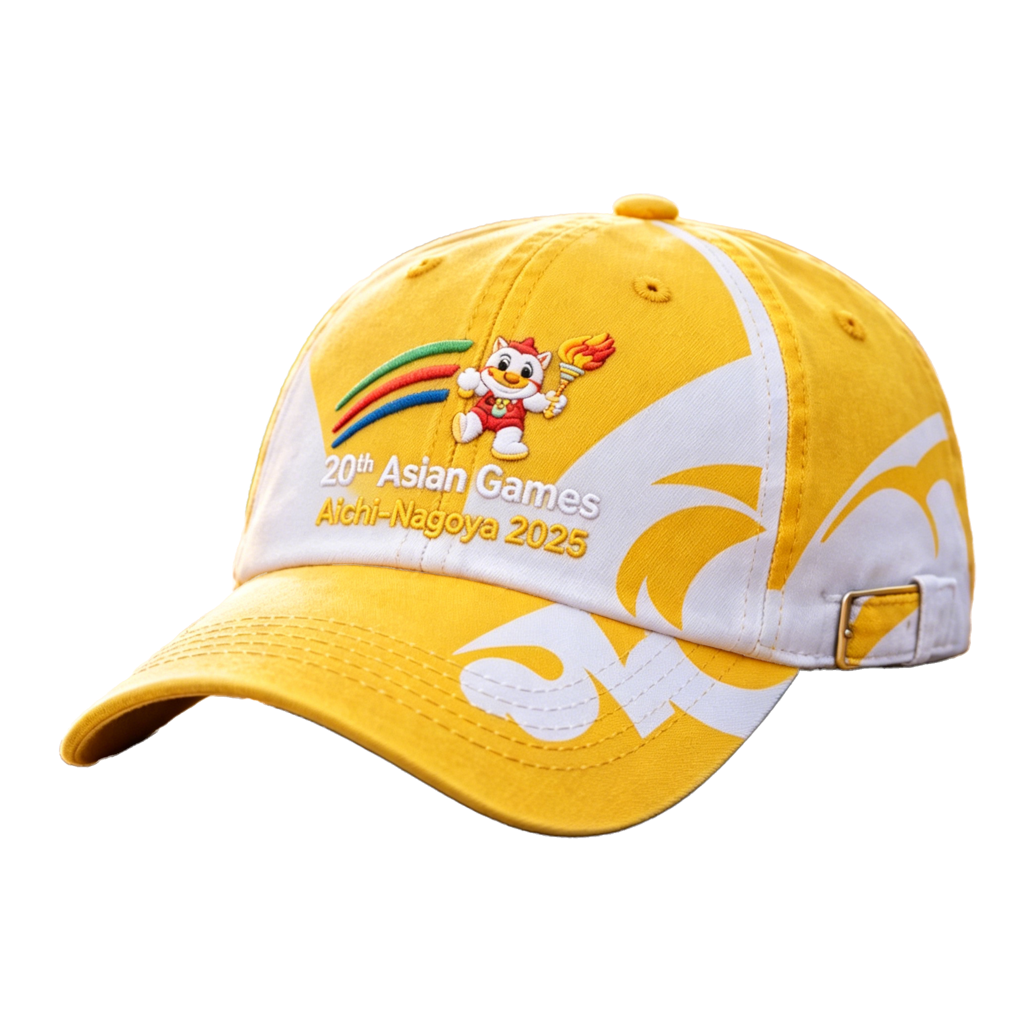20th Asian Games Aichi-Nagoya 2026 Embroidered Gray Adjustable Cotton Denim Baseball Cap for Baseball Cap| Baseball Cap | xhcaps.com