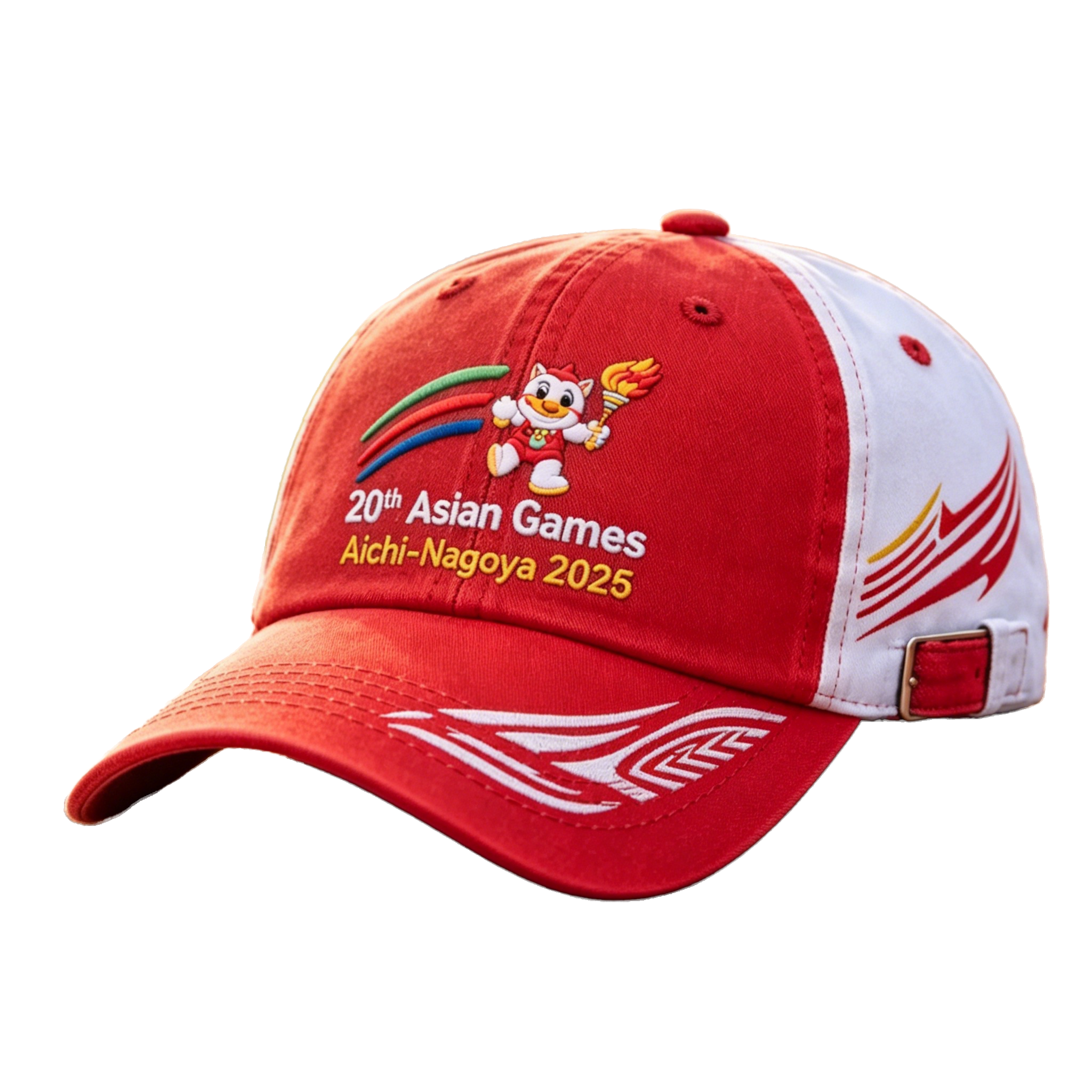 20th Asian Games Aichi-Nagoya 2026 Embroidered Gray Adjustable Cotton Denim Baseball Cap for Baseball Cap| Baseball Cap | xhcaps.com