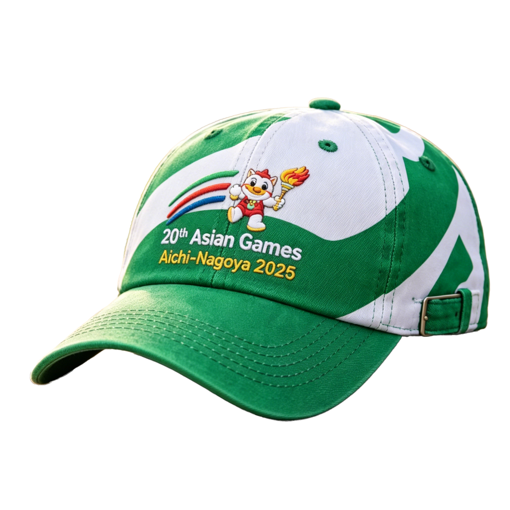 20th Asian Games Aichi-Nagoya 2026 Embroidered Gray Adjustable Cotton Denim Baseball Cap for Baseball Cap| Baseball Cap | xhcaps.com