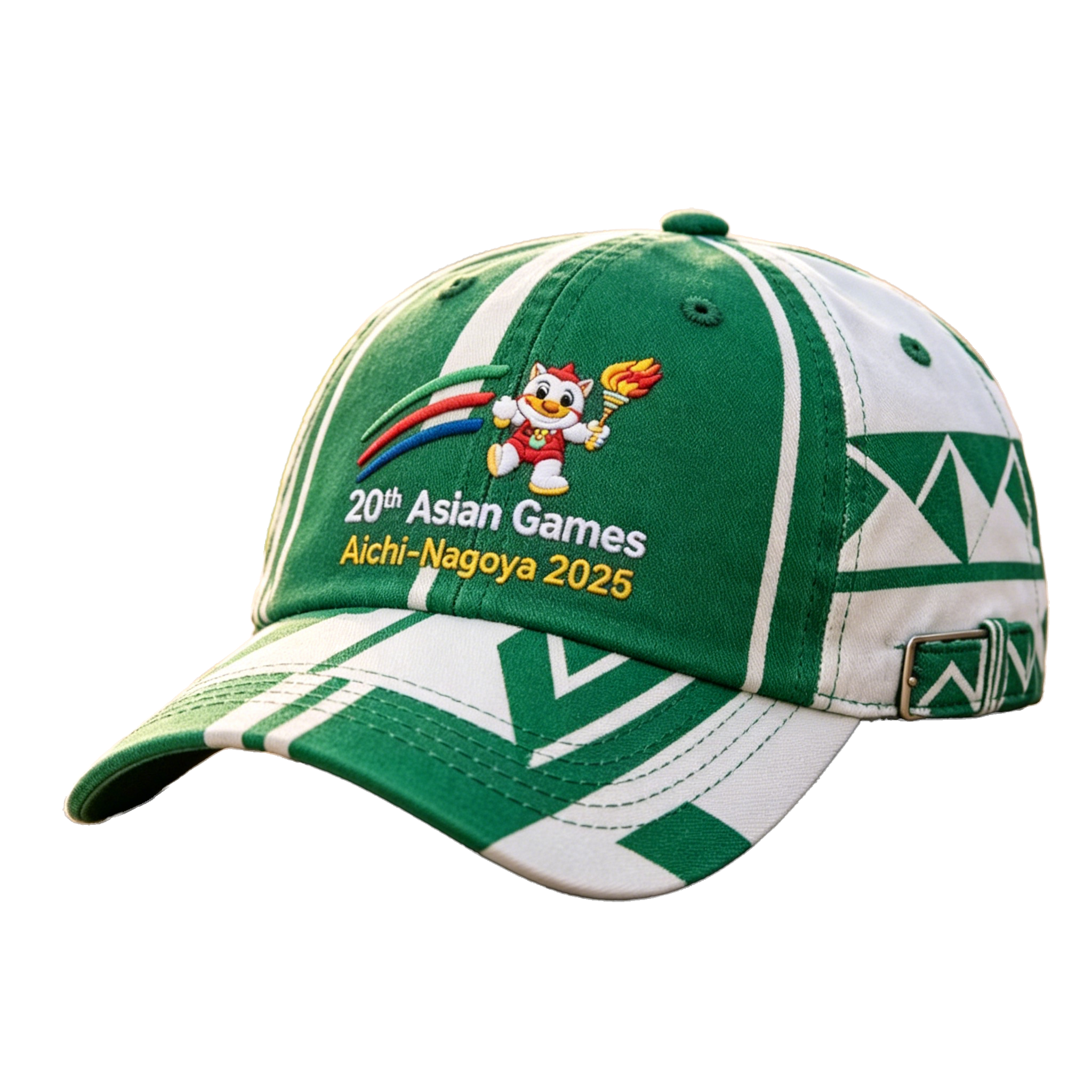 20th Asian Games Aichi-Nagoya 2026 Embroidered Gray Adjustable Cotton Denim Baseball Cap for Baseball Cap| Baseball Cap | xhcaps.com