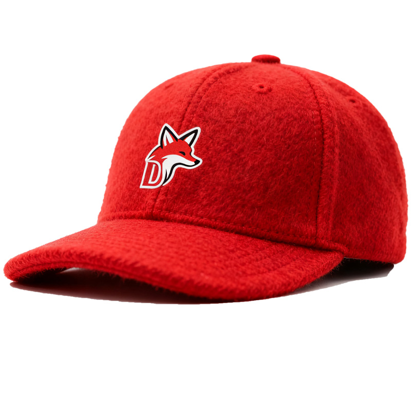 Custom Embroidered Gray Snapback Adjustable Wool Blend Baseball Cap