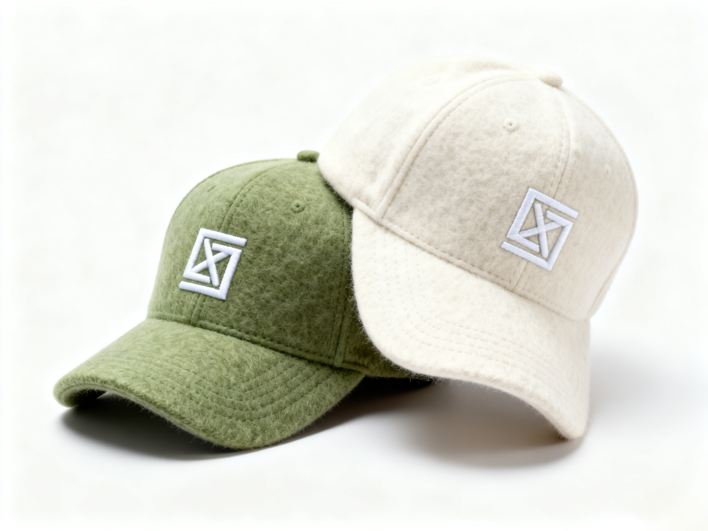 Custom Embroidered Gray Snapback Adjustable Wool Blend Baseball Cap