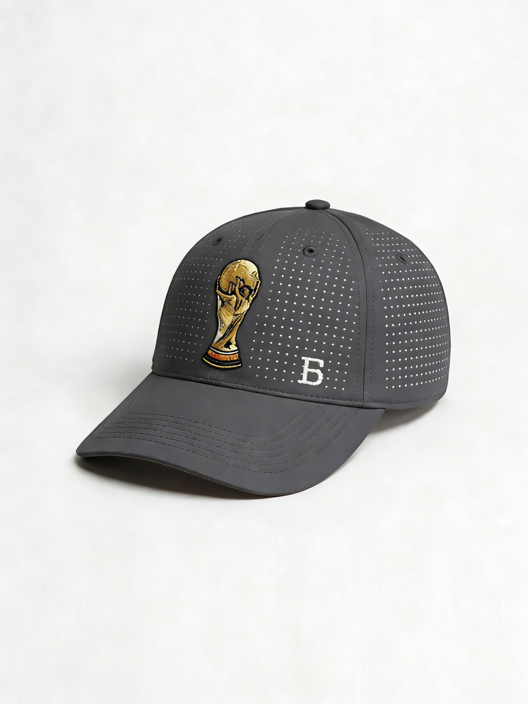 2026 FIFA World Cup Embroidered Gray Cotton Denim Adjustable Baseball Cap