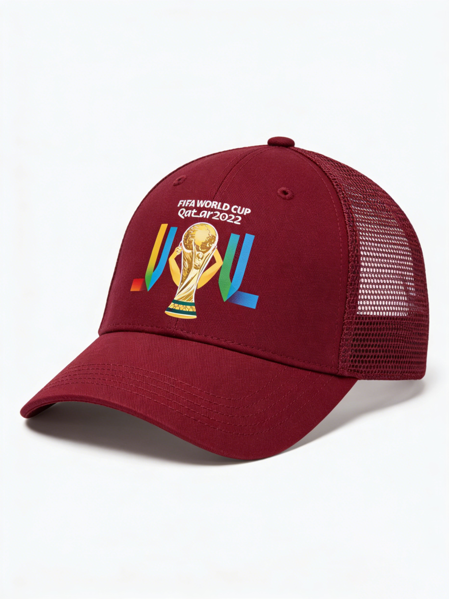 FIFA World Cup 2026 Hat with Embroidered Gray Adjustable Cotton Denim Baseball Cap