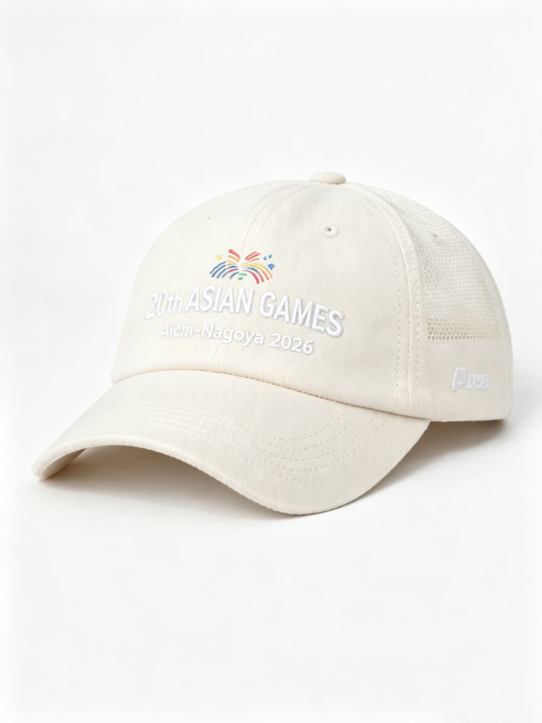 2026 Aichi-Nagoya Asian Games Grey Denim Fan Cap | Adjustable Embroidered Sports Headwear | xhcaps.com