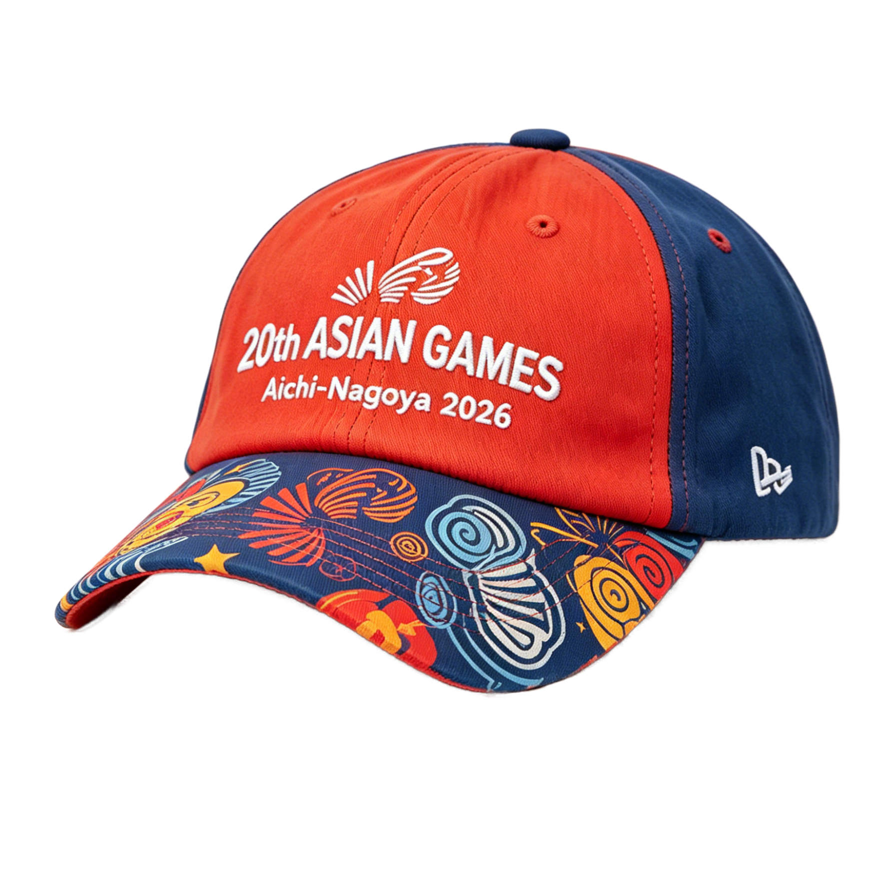 2026 Aichi-Nagoya Asian Games Grey Denim Fan Cap | Adjustable Embroidered Sports Headwear