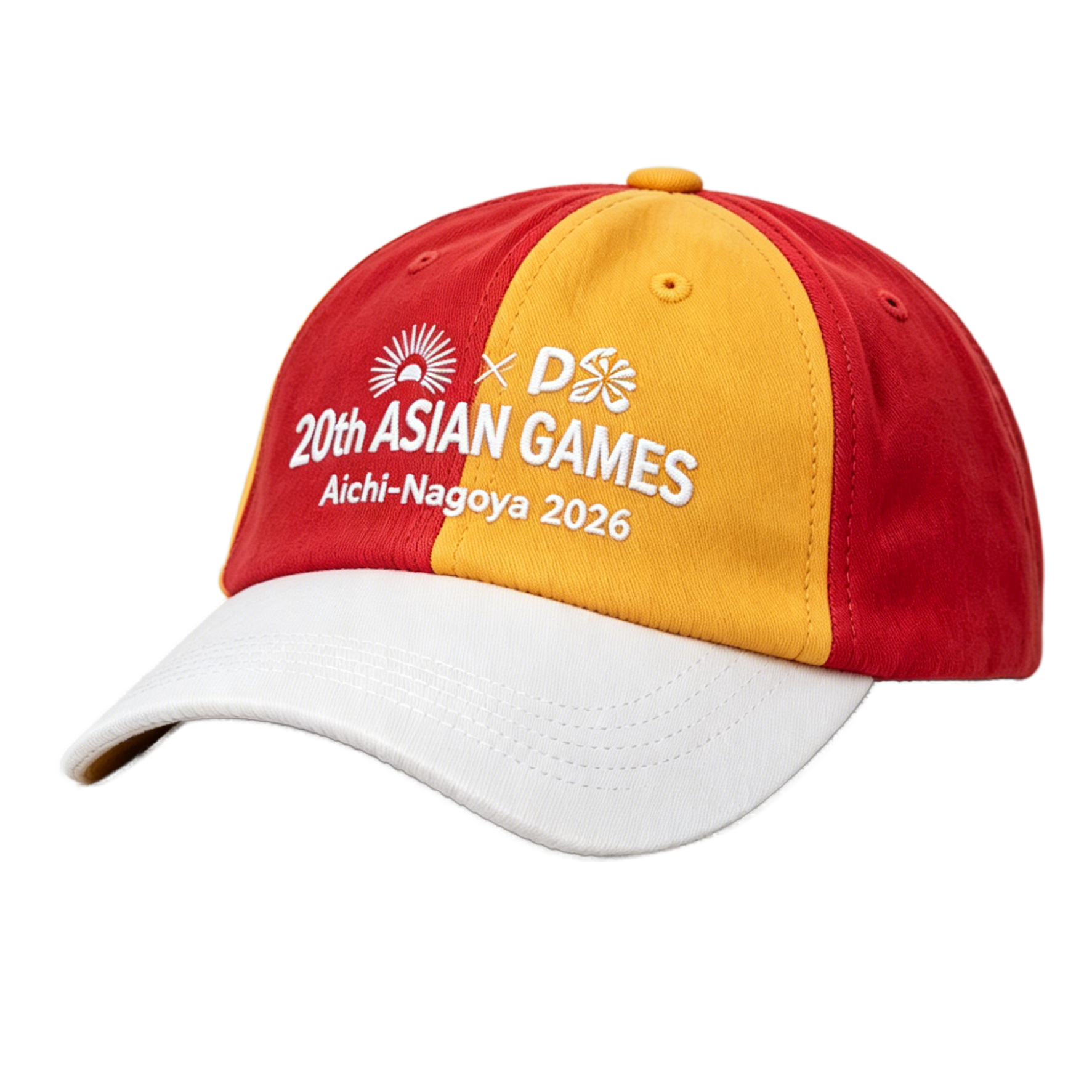 2026 Aichi-Nagoya Asian Games Grey Denim Fan Cap | Adjustable Embroidered Sports Headwear