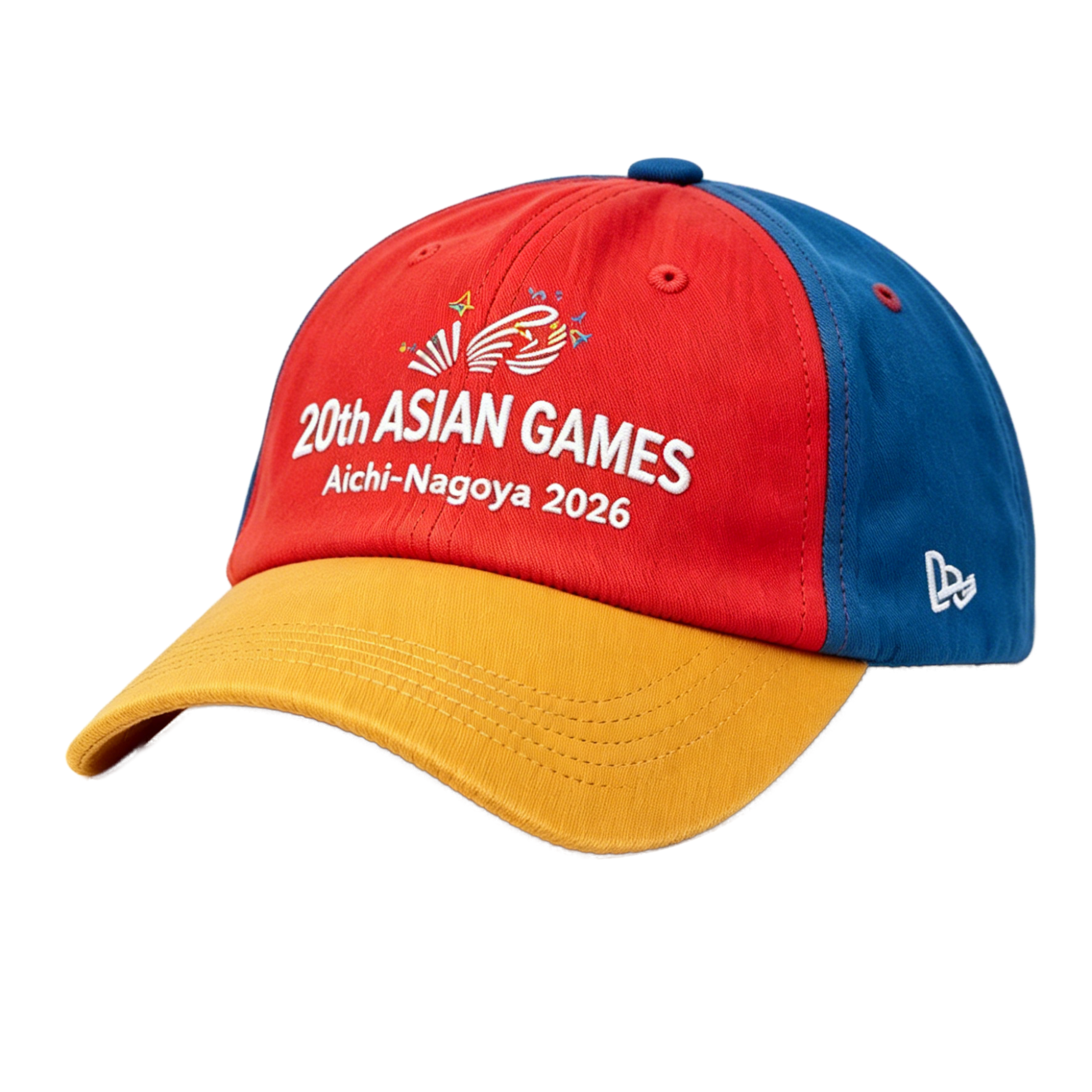 2026 Aichi-Nagoya Asian Games Grey Denim Fan Cap | Adjustable Embroidered Sports Headwear