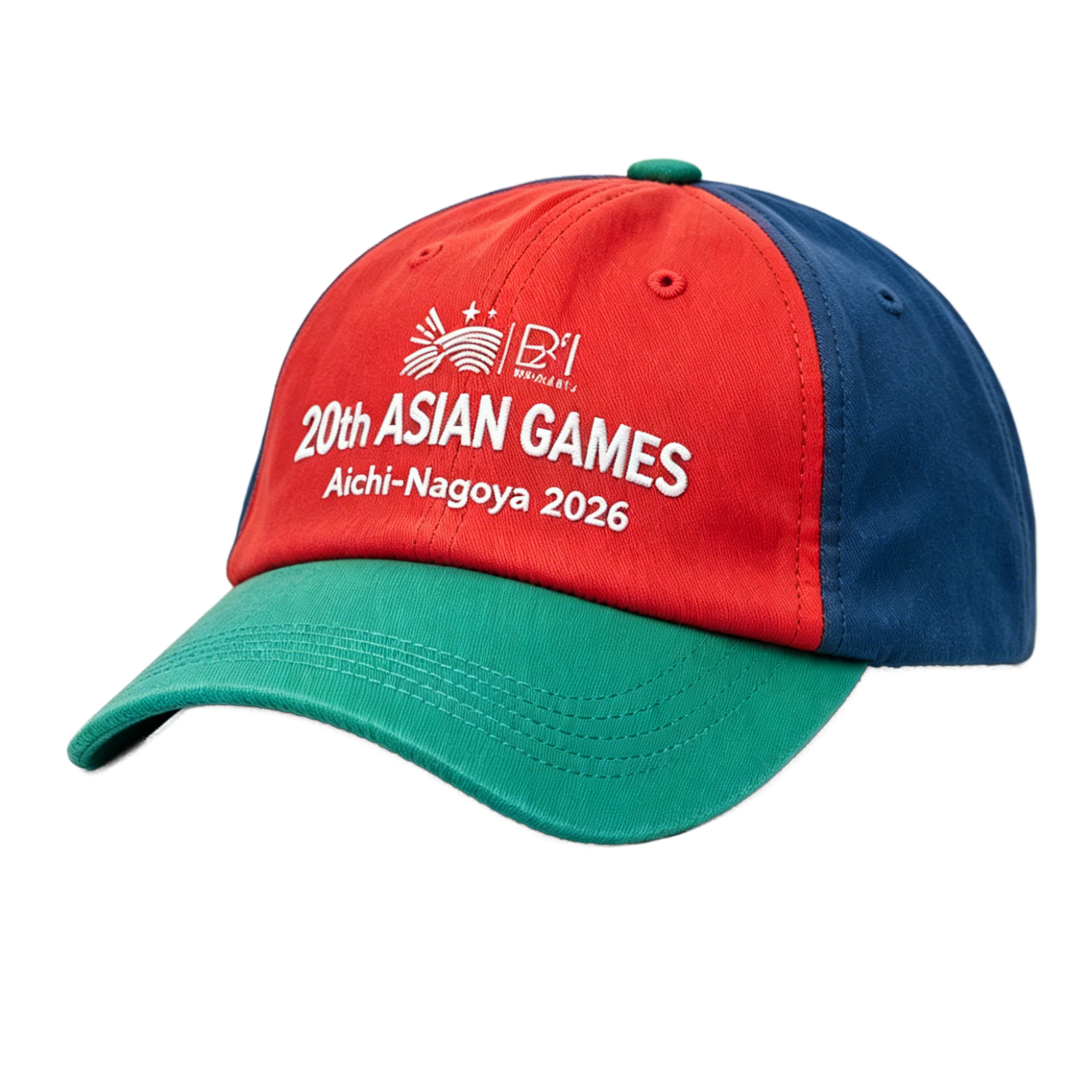 2026 Aichi-Nagoya Asian Games Grey Denim Fan Cap | Adjustable Embroidered Sports Headwear