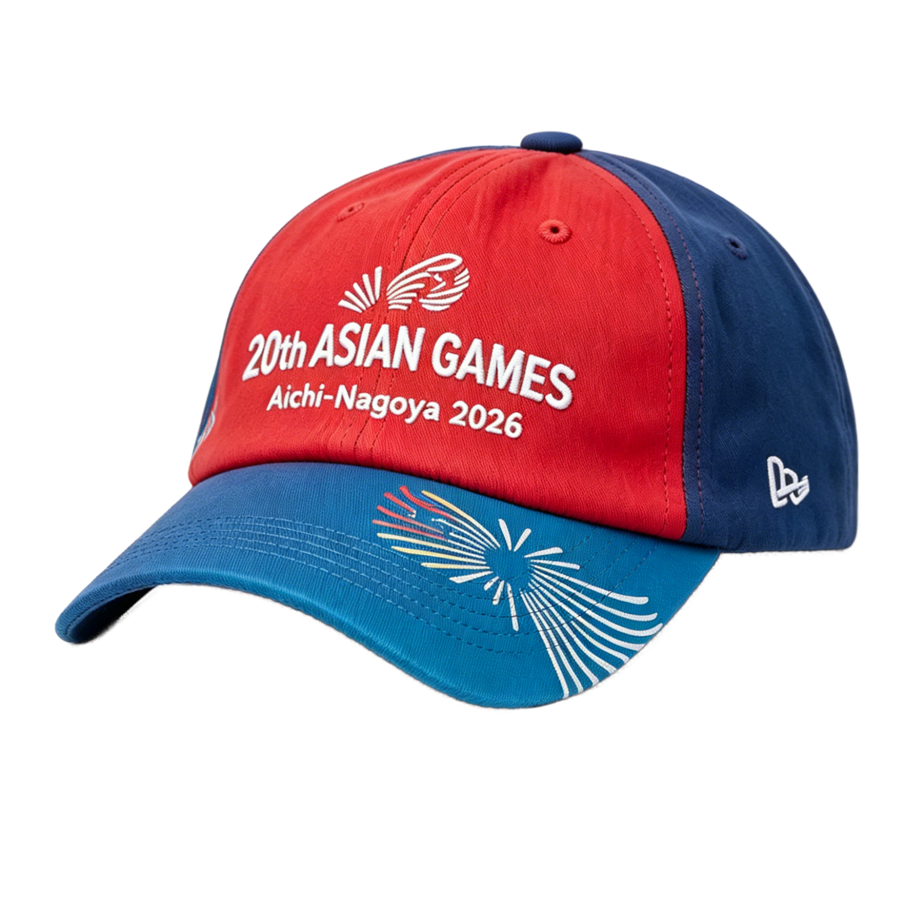 2026 Aichi-Nagoya Asian Games Grey Denim Fan Cap | Adjustable Embroidered Sports Headwear