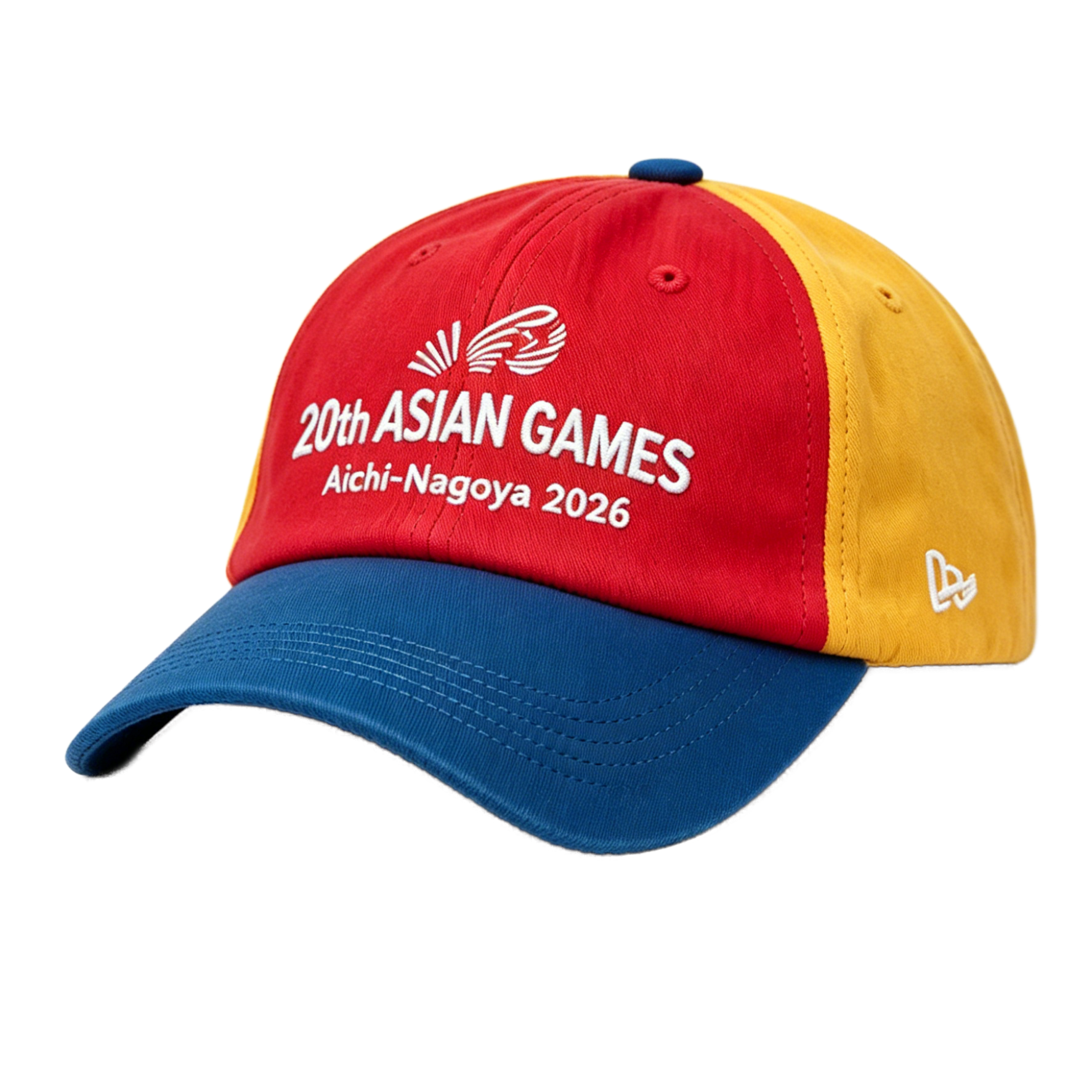 2026 Aichi-Nagoya Asian Games Grey Denim Fan Cap | Adjustable Embroidered Sports Headwear
