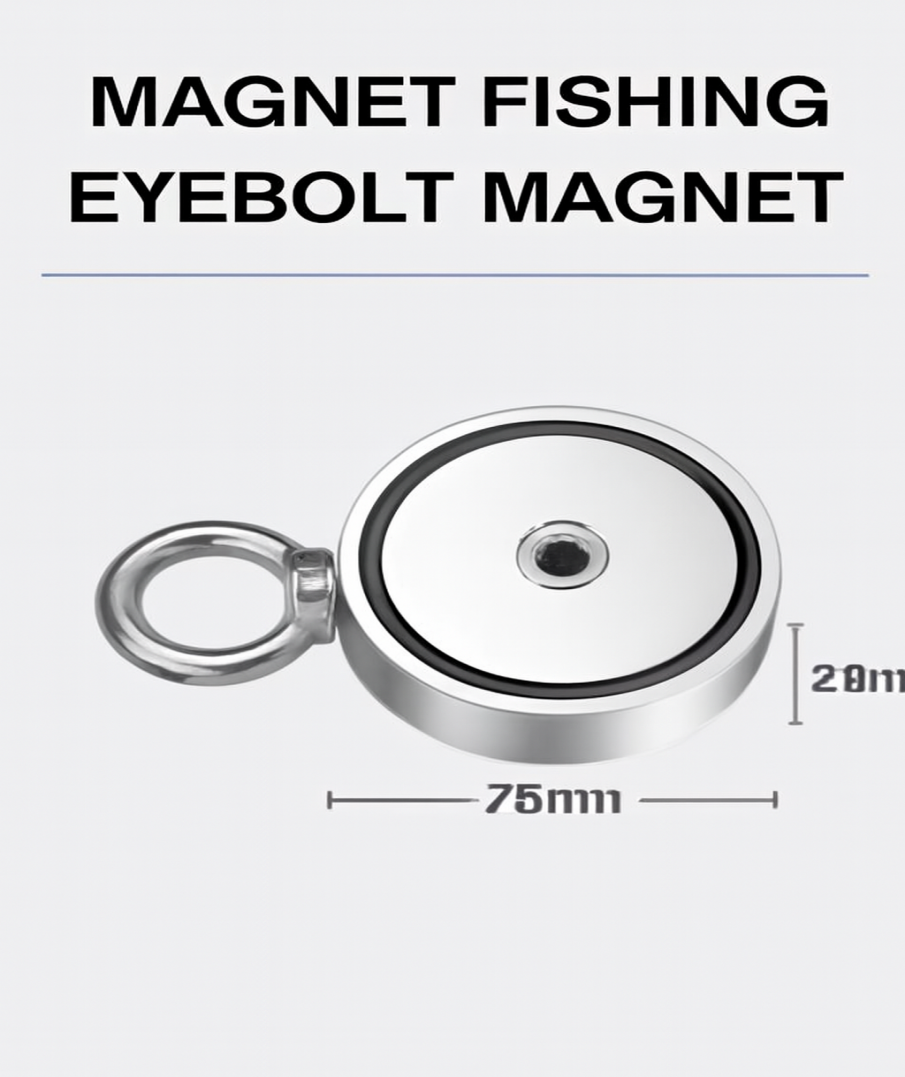 High Strength Magnet Fishing Eyebolt NdFeB Magnet N35-N52