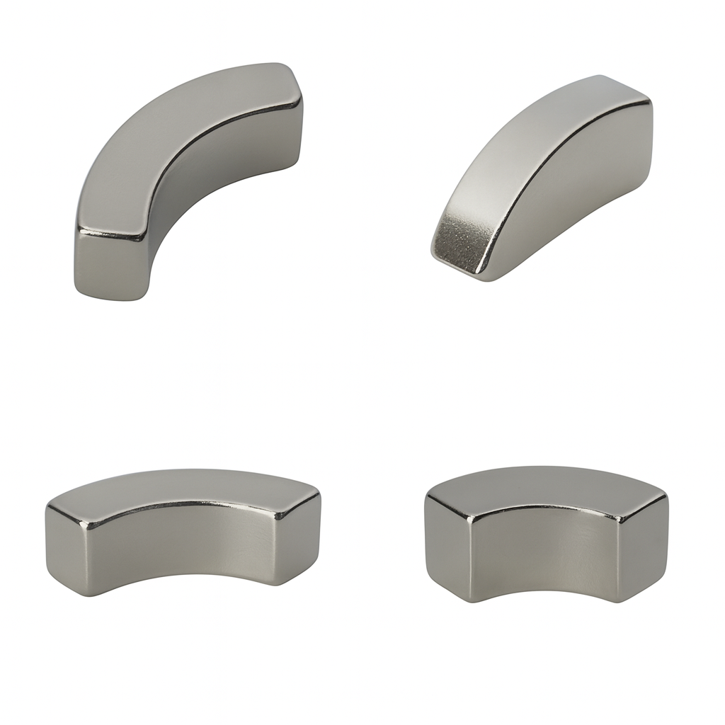 high performance Ni-coated Electric motor arc segment NdFeB magnet