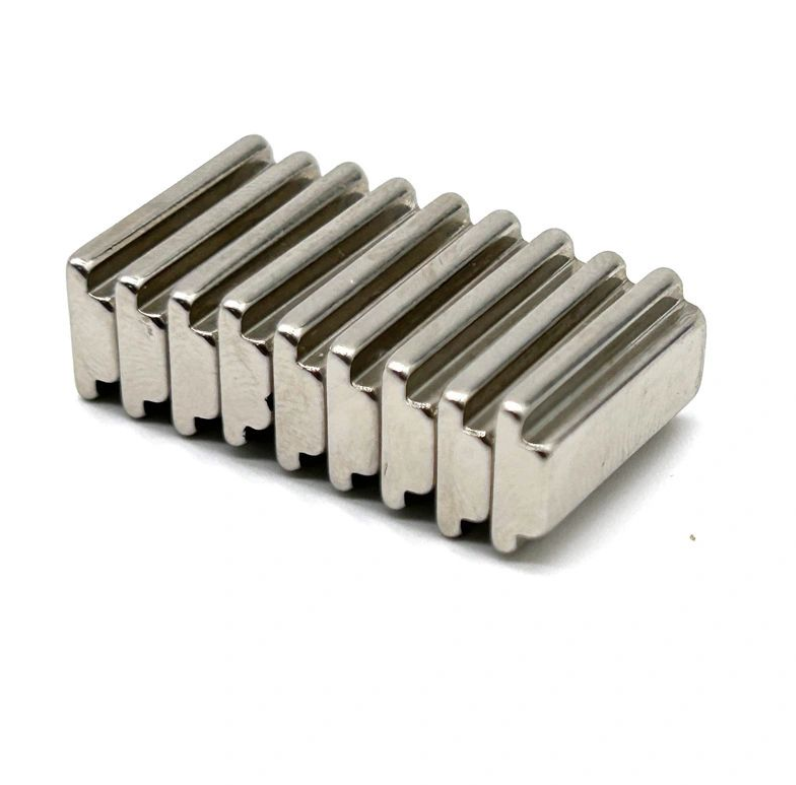 Side Edge High Precision Custom Shaped NdFeB Magnet N35-N52