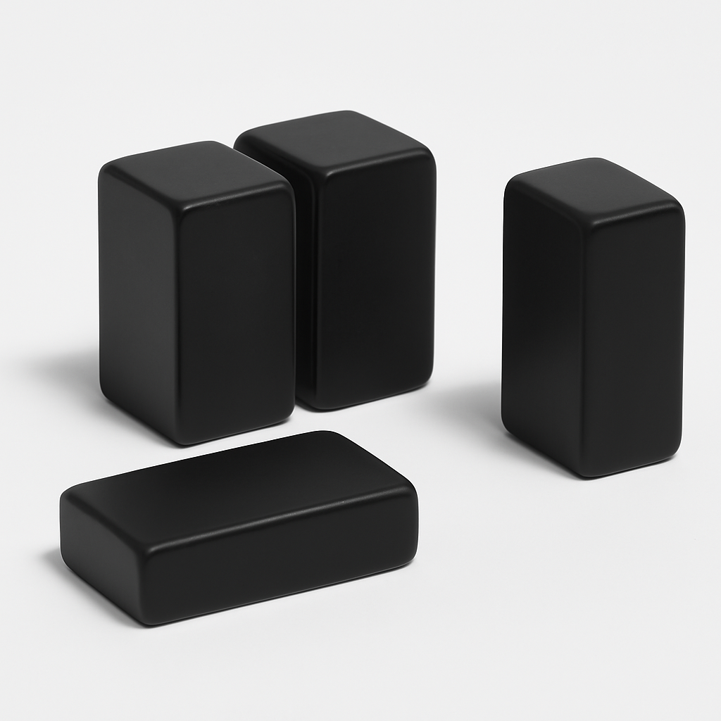High-temperature resistant, super heat-resistant, strength-resistant, compact, commercial use, permanent rectangular epoxy-coated custom magnets