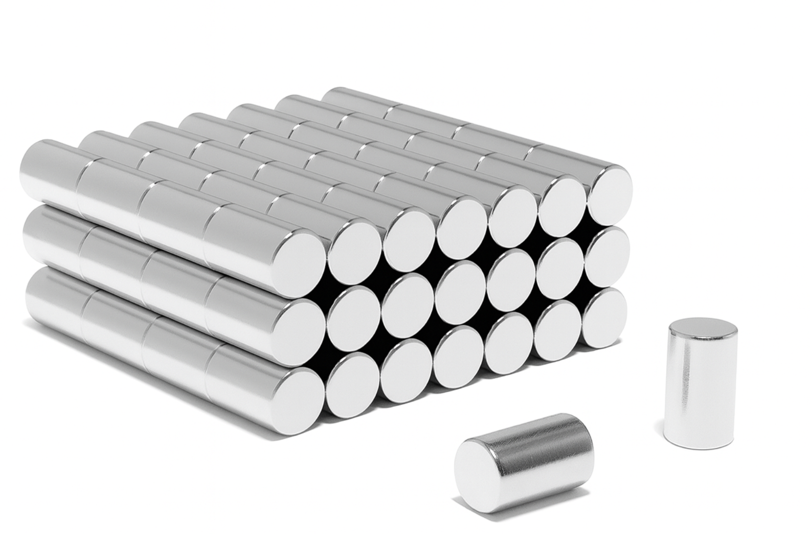 strong adhesive force durable coating neodymium round magnet